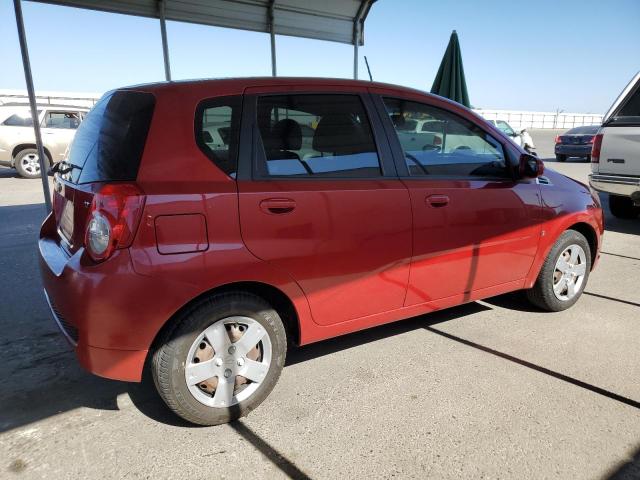 KL1TD66E19B306740 - 2009 CHEVROLET AVEO LS RED photo 3
