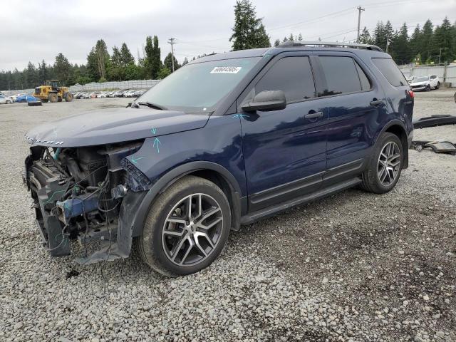 1FM5K8AR4FGA66591 - 2015 FORD EXPLORER POLICE INTERCEPTOR BLUE photo 1