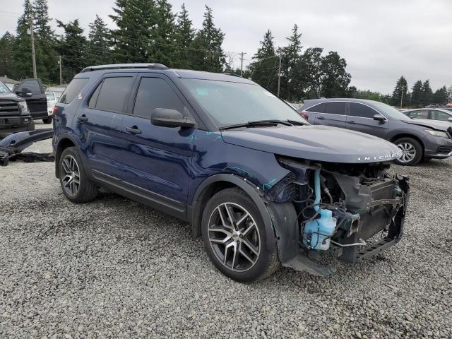 1FM5K8AR4FGA66591 - 2015 FORD EXPLORER POLICE INTERCEPTOR BLUE photo 4