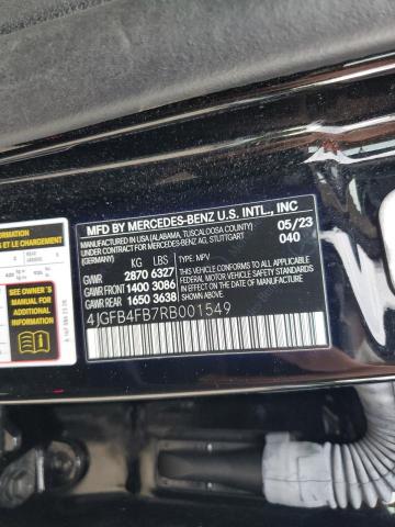 4JGFB4FB7RB001549 - 2024 MERCEDES-BENZ GLE 350 4MATIC BLACK photo 13