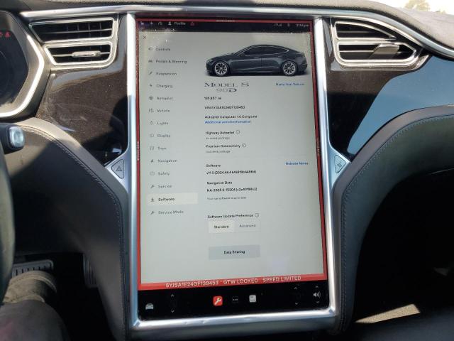 5YJSA1E24GF139453 - 2016 TESLA MODEL S 灰色 照片 9