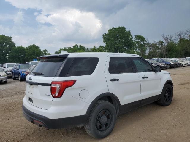 1FM5K8AR4GGD16168 - 2016 FORD EXPLORER POLICE INTERCEPTOR WHITE photo 3