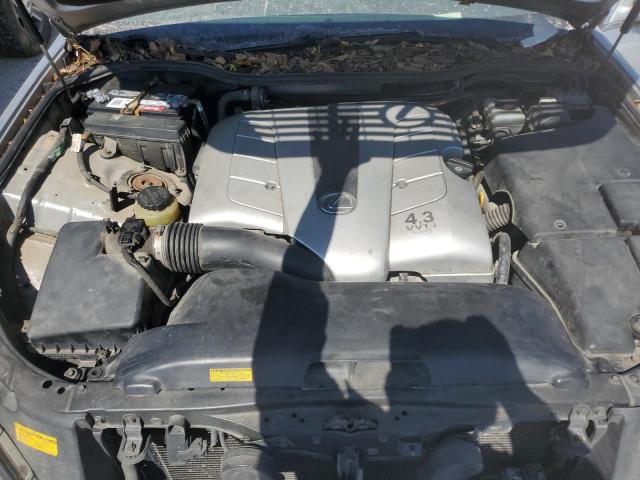 JTHBN36F040159144 - 2004 LEXUS LS 430 GRAY photo 11