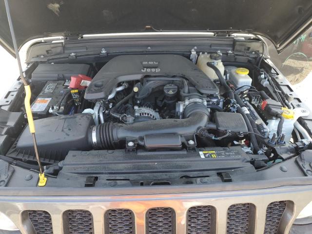 1C4GJXAG4KW597069 - 2019 JEEP WRANGLER SPORT GRAY photo 11