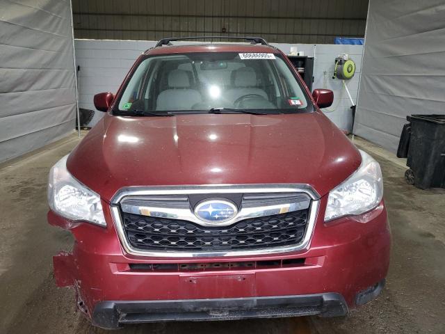 JF2SJADC4FH426740 - 2015 SUBARU FORESTER 2.5I PREMIUM RED photo 5