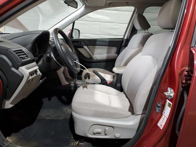 JF2SJADC4FH426740 - 2015 SUBARU FORESTER 2.5I PREMIUM RED photo 7