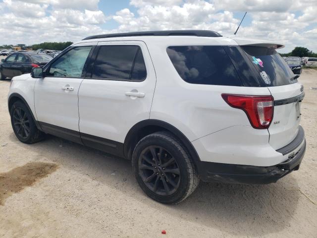 1FM5K8D82JGB77524 - 2018 FORD EXPLORER XLT WHITE photo 2