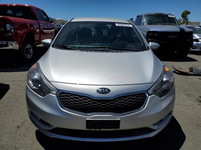 KNAFX4A80F5330389 - 2015 KIA FORTE EX SILVER photo 5