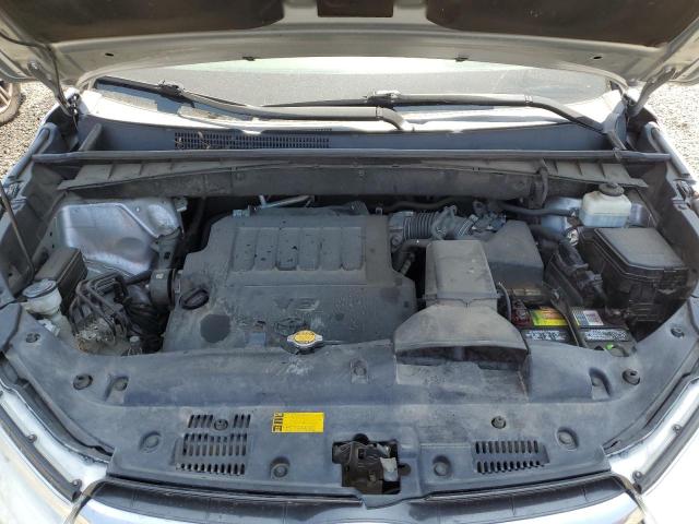 5TDJKRFH8ES023532 - 2014 TOYOTA HIGHLANDER XLE SILVER photo 12