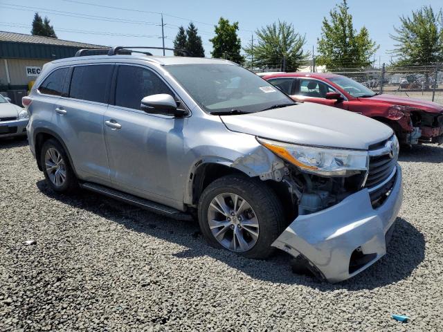 5TDJKRFH8ES023532 - 2014 TOYOTA HIGHLANDER XLE SILVER photo 4