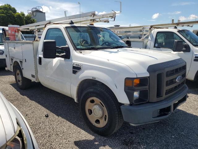 1FDWF30568EC54747 - 2008 FORD F350 SRW SUPER DUTY WHITE photo 4