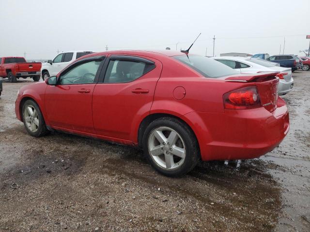 1B3BD2FG4BN524434 - 2011 DODGE AVENGER LUX RED photo 2