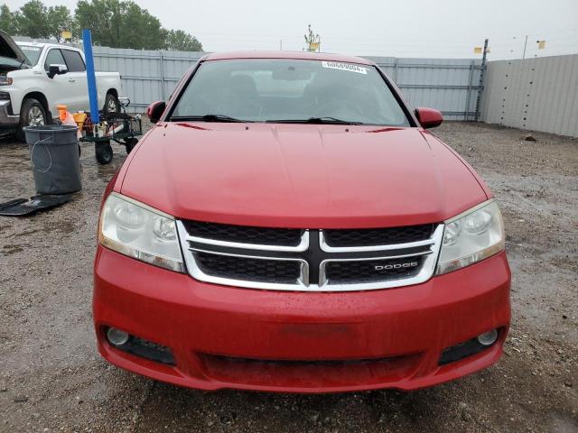 1B3BD2FG4BN524434 - 2011 DODGE AVENGER LUX RED photo 5