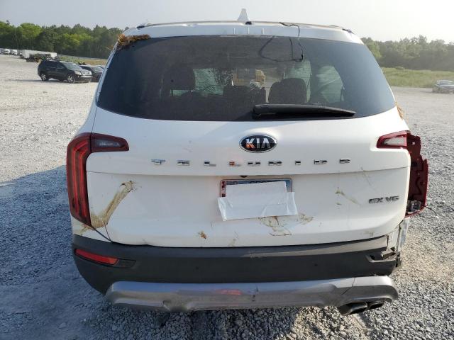 5XYP34HC5LG049527 - 2020 KIA TELLURIDE EX WHITE photo 6