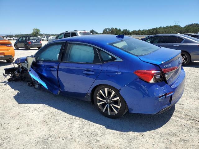 2HGFE1F72NH312279 - 2022 HONDA CIVIC EX BLUE photo 2