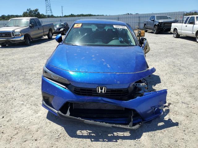 2HGFE1F72NH312279 - 2022 HONDA CIVIC EX BLUE photo 5