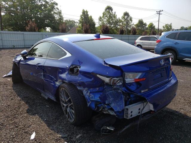 JTHHE5BC7F5004324 - 2015 LEXUS RC 350 BLUE photo 2