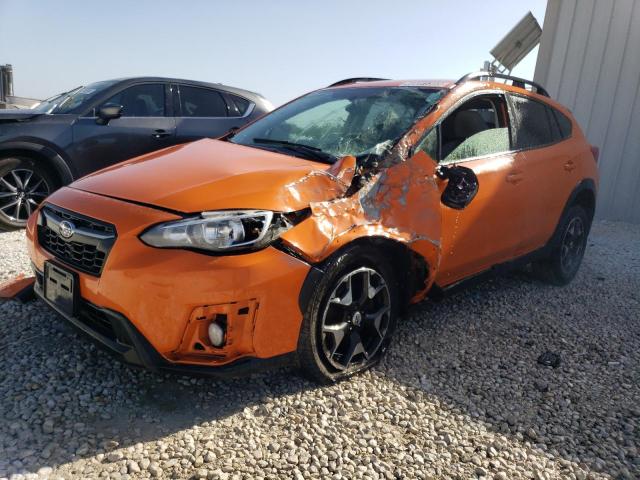 JF2GTABC4JH299483 - 2018 SUBARU CROSSTREK PREMIUM ORANGE photo 1