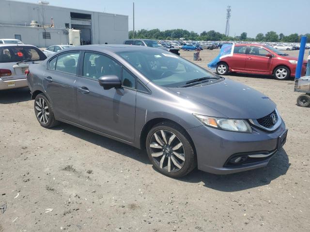 19XFB2F90FE243331 - 2015 HONDA CIVIC EXL GRAY photo 4