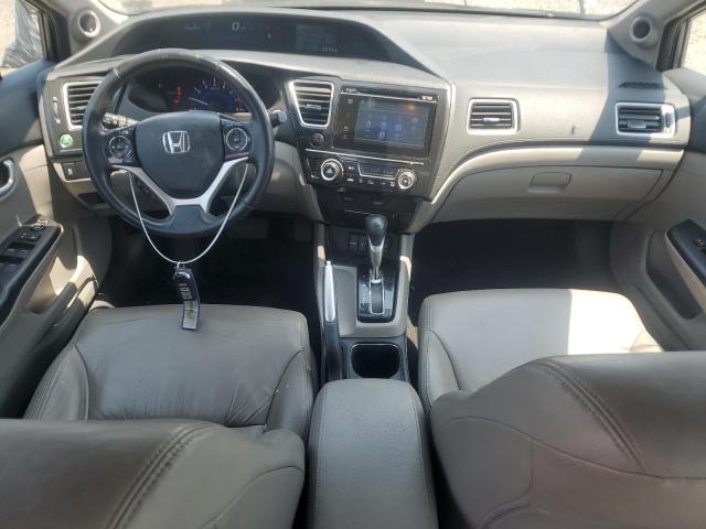 19XFB2F90FE243331 - 2015 HONDA CIVIC EXL GRAY photo 8