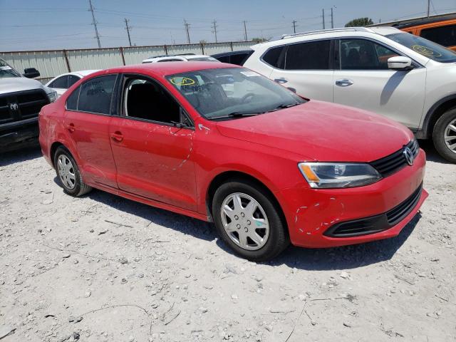 3VW2K7AJ7EM249447 - 2014 VOLKSWAGEN JETTA BASE 红色 照片 4