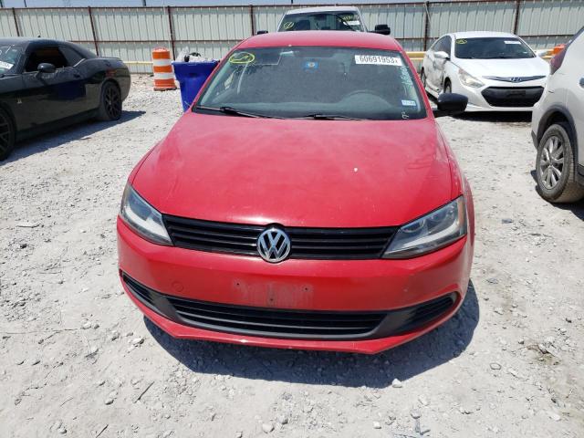 3VW2K7AJ7EM249447 - 2014 VOLKSWAGEN JETTA BASE 红色 照片 5