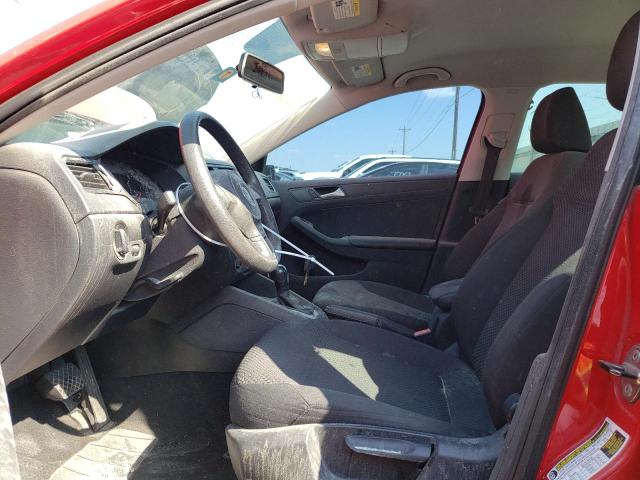 3VW2K7AJ7EM249447 - 2014 VOLKSWAGEN JETTA BASE 红色 照片 7