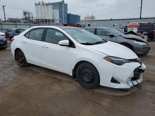 2T1BURHE4KC205072 - 2019 TOYOTA COROLLA L WHITE photo 4