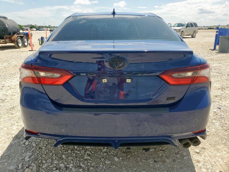 4T1G11AK0PU139383 - 2023 TOYOTA CAMRY SE NIGHT SHADE BLUE photo 6