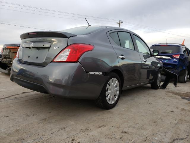 3N1CN7AP1KL876412 - 2019 NISSAN VERSA S GRAY photo 4