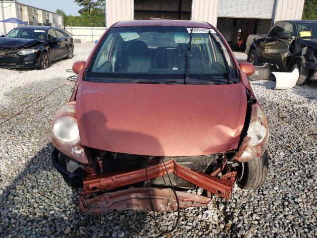 JHMGD38648S074159 - 2008 HONDA FIT SPORT ORANGE photo 5