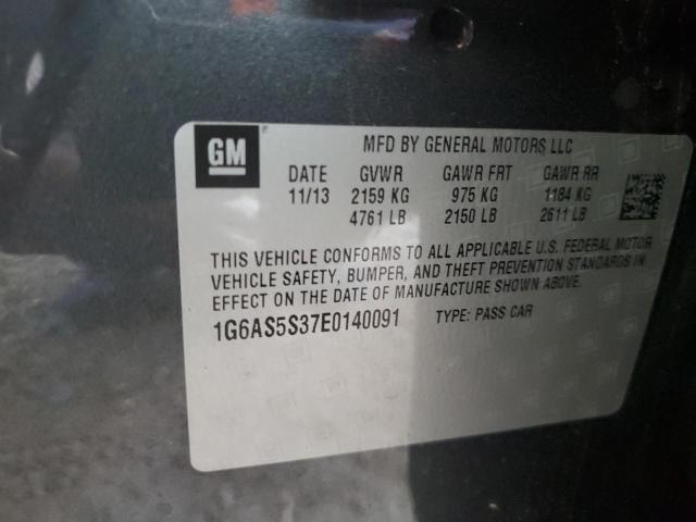 1G6AS5S37E0140091 - 2014 CADILLAC CTS PERFORMANCE COLLECTION Сұр фото 12