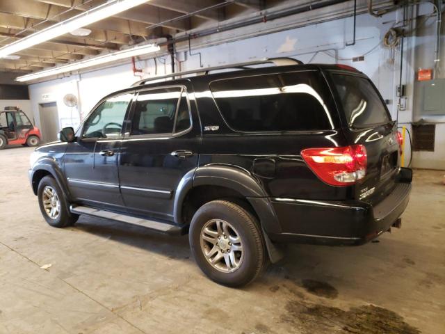 5TDBT44A07S286885 - 2007 TOYOTA SEQUOIA SR5 BLACK photo 2