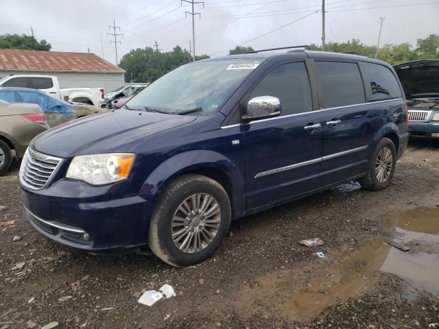 2C4RC1CG1ER224971 - 2014 CHRYSLER TOWN & COU TOURING L BLUE photo 1