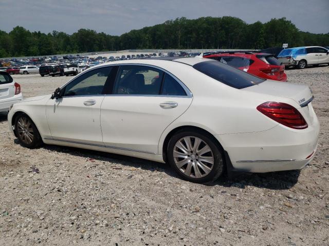 WDDUG8FB2EA068277 - 2014 MERCEDES-BENZ S 550 4MATIC WHITE photo 2
