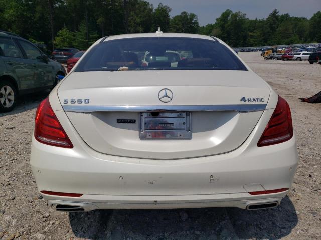 WDDUG8FB2EA068277 - 2014 MERCEDES-BENZ S 550 4MATIC WHITE photo 6