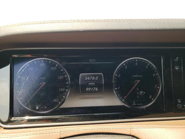 WDDUG8FB2EA068277 - 2014 MERCEDES-BENZ S 550 4MATIC WHITE photo 9