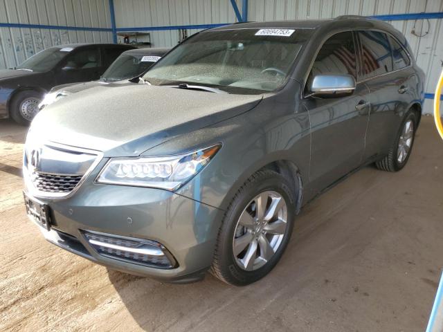 5FRYD4H84FB003940 - 2015 ACURA MDX ADVANCE GRAY photo 1