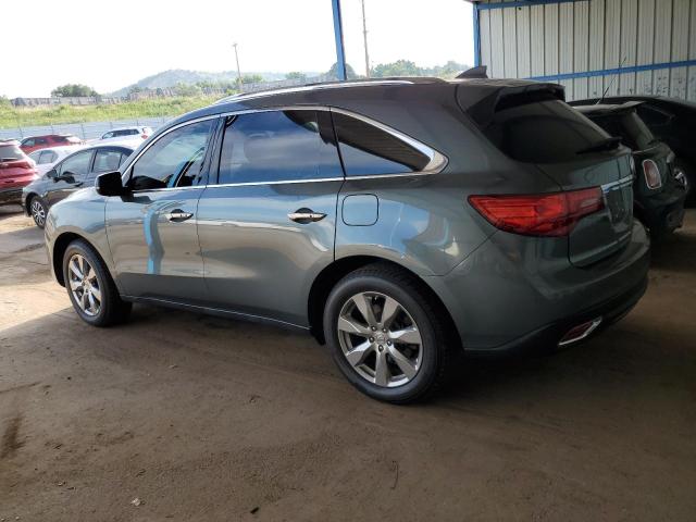 5FRYD4H84FB003940 - 2015 ACURA MDX ADVANCE GRAY photo 2