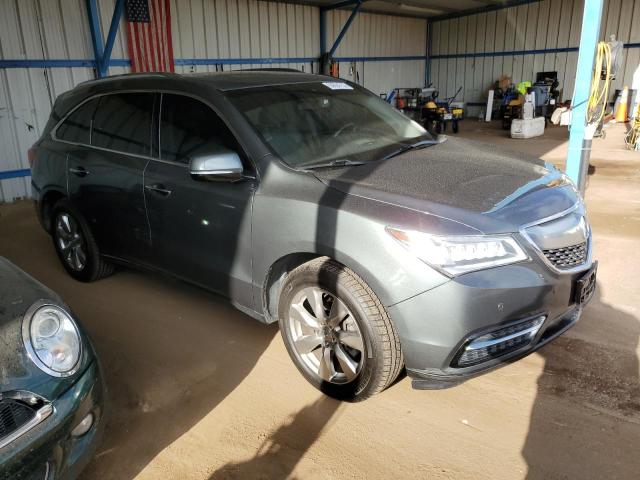 5FRYD4H84FB003940 - 2015 ACURA MDX ADVANCE GRAY photo 4