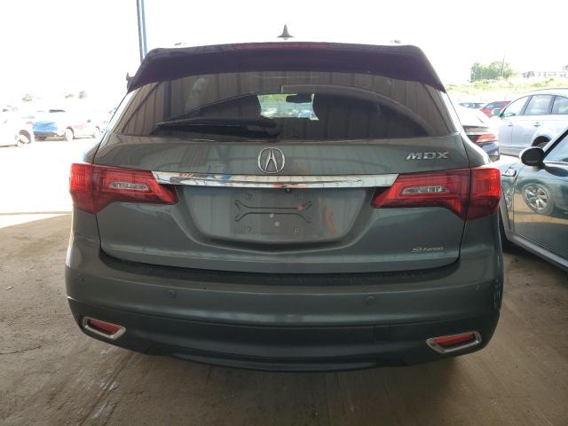 5FRYD4H84FB003940 - 2015 ACURA MDX ADVANCE GRAY photo 6