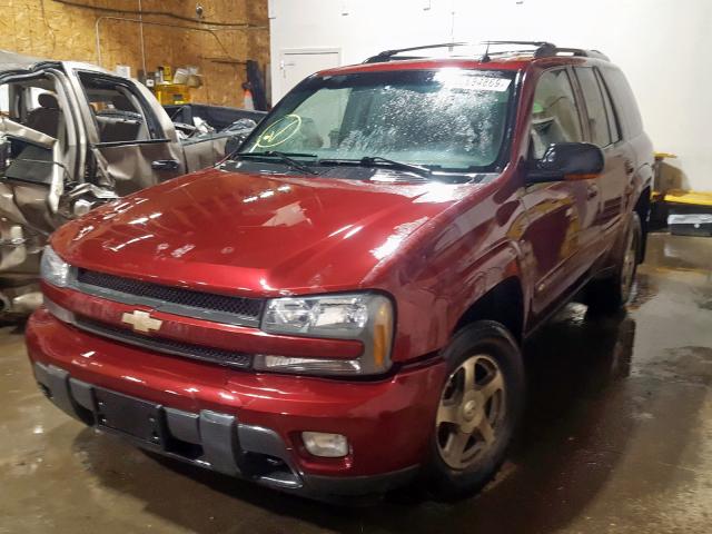 1GNDT13S442294015 - 2004 CHEVROLET TRAILBLAZER LS  photo 2