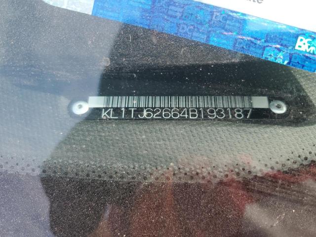 KL1TJ62664B193187 - 2004 CHEVROLET AVEO LS Sarı foto 12