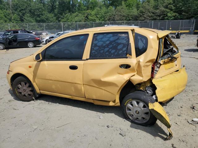 KL1TJ62664B193187 - 2004 CHEVROLET AVEO LS Sarı foto 2
