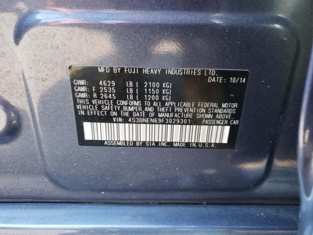 4S3BNEN69F3029301 - 2015 SUBARU LEGACY 3.6R LIMITED BLUE photo 13