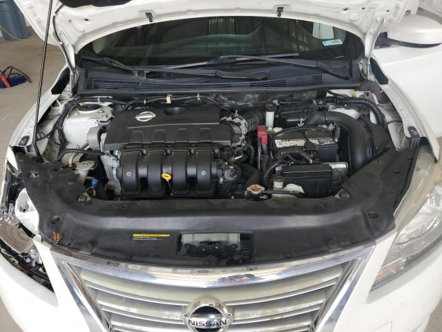 3N1AB7AP5DL680704 - 2013 NISSAN SENTRA S WHITE photo 11