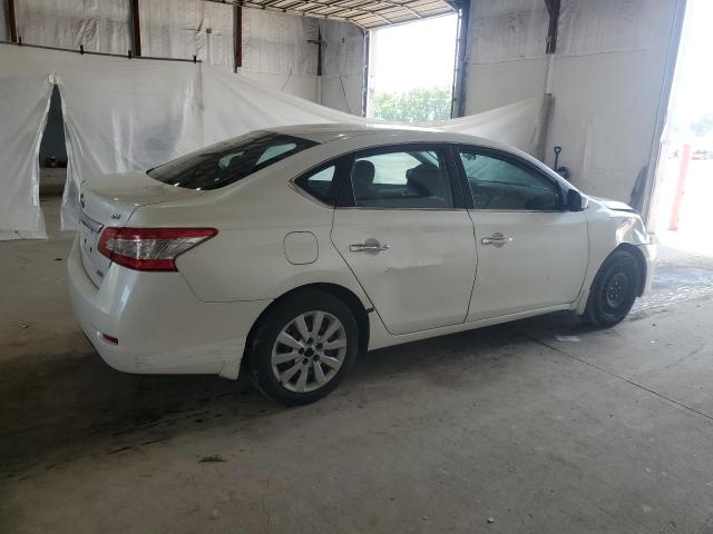 3N1AB7AP5DL680704 - 2013 NISSAN SENTRA S WHITE photo 3