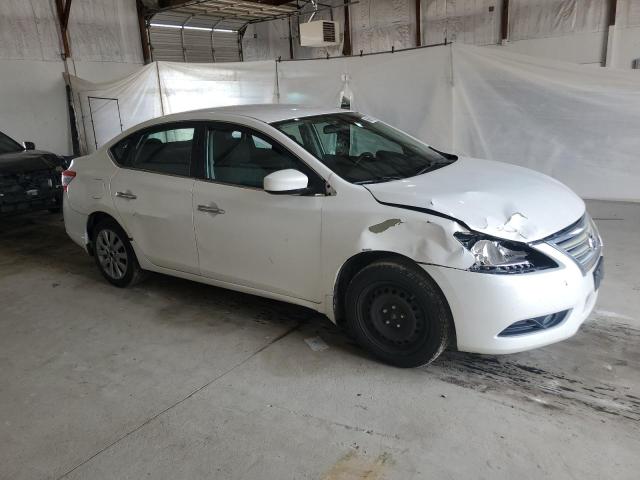 3N1AB7AP5DL680704 - 2013 NISSAN SENTRA S WHITE photo 4