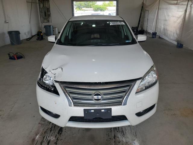 3N1AB7AP5DL680704 - 2013 NISSAN SENTRA S WHITE photo 5