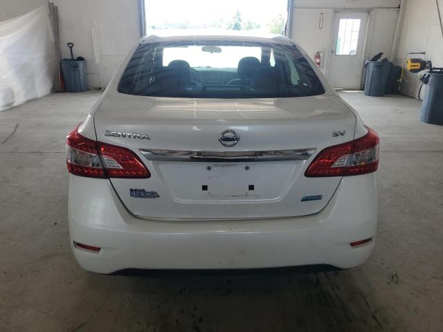 3N1AB7AP5DL680704 - 2013 NISSAN SENTRA S WHITE photo 6